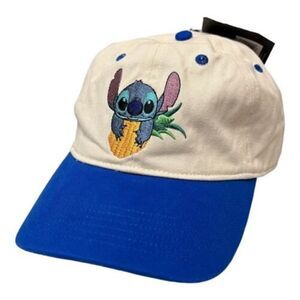 DISNEY Women’s LILO & STITCH‎ Pineapple Hat Baseball Cap Hawaii Tropical Ohana